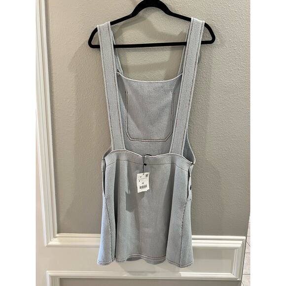 Zara Light Blue Denim Romper - Picture 2 of 7